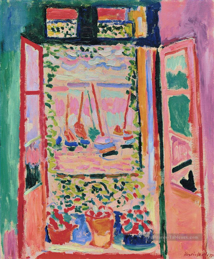 La fenêtre abstraite fauvisme Henri Matisse Peintures à l'huile